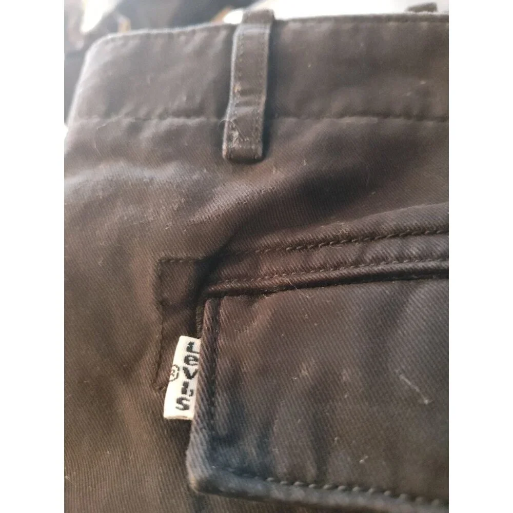Levis Strauss Men Shorts 40 Black‎ 100% Cotton Chino Casual Outdoor CW-3013
